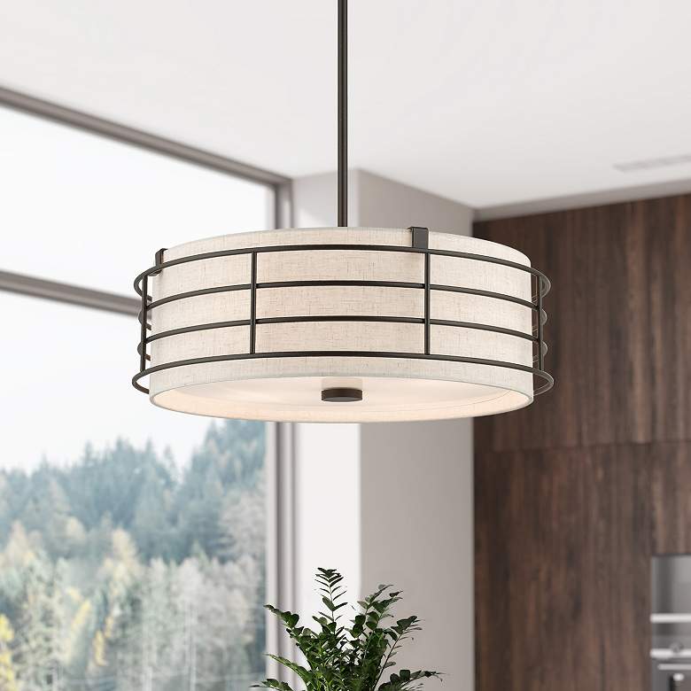 Image 1 4 Light English Bronze Pendant Chandelier