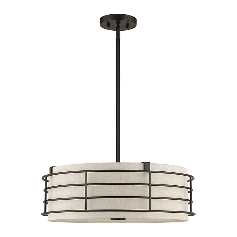 Image 3 4 Light English Bronze Pendant Chandelier more views