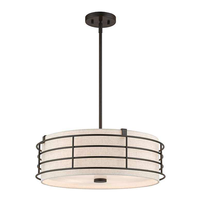 Image 4 4 Light English Bronze Pendant Chandelier more views