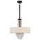 4 Light English Bronze Pendant Chandelier