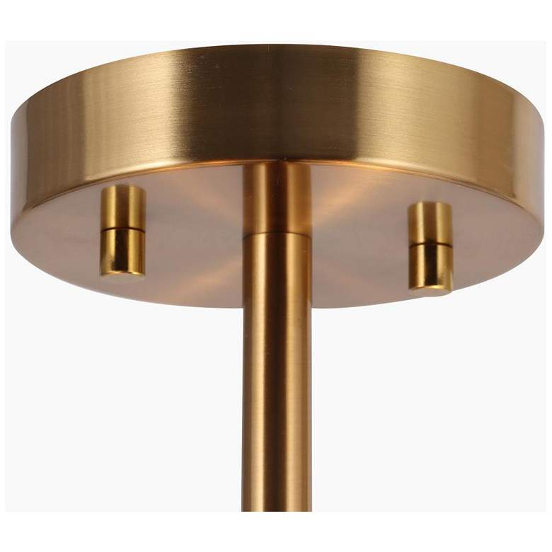 Image 4 4-Light Flat Black and Imitation Electroplated Copper Ceiling Lamp more views