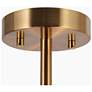 4_4-Light Flat Black and Imitation Electroplated Copper Ceiling Lamp more views