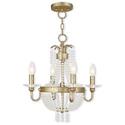 4 Light Hand Applied Winter Gold Convertible