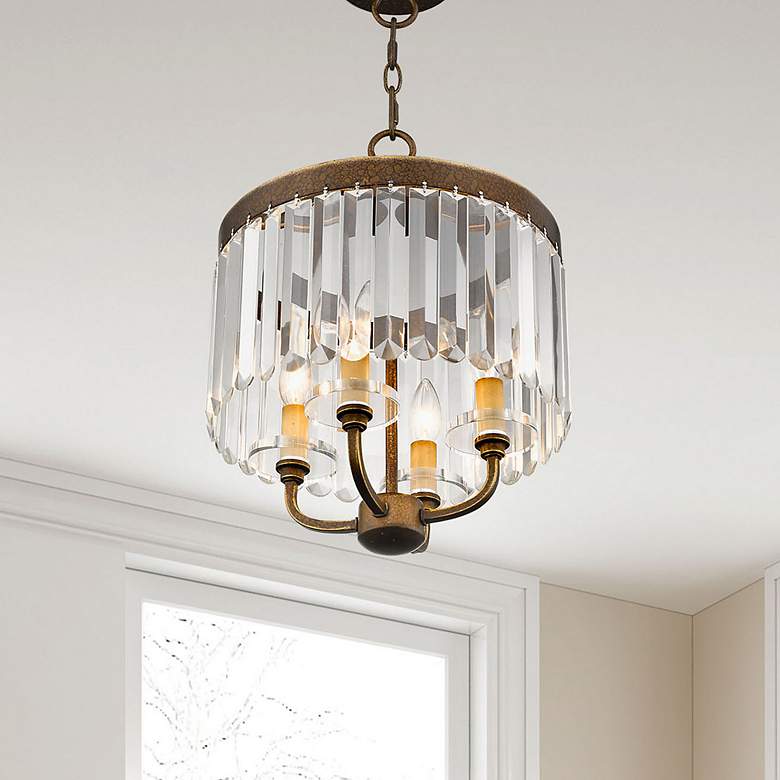 Image 1 4 Light Hand Painted Palacial Bronze Convertible
