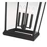 7_4 Light Outdoor Chain Mount Ceiling Fixture in Black finish more views