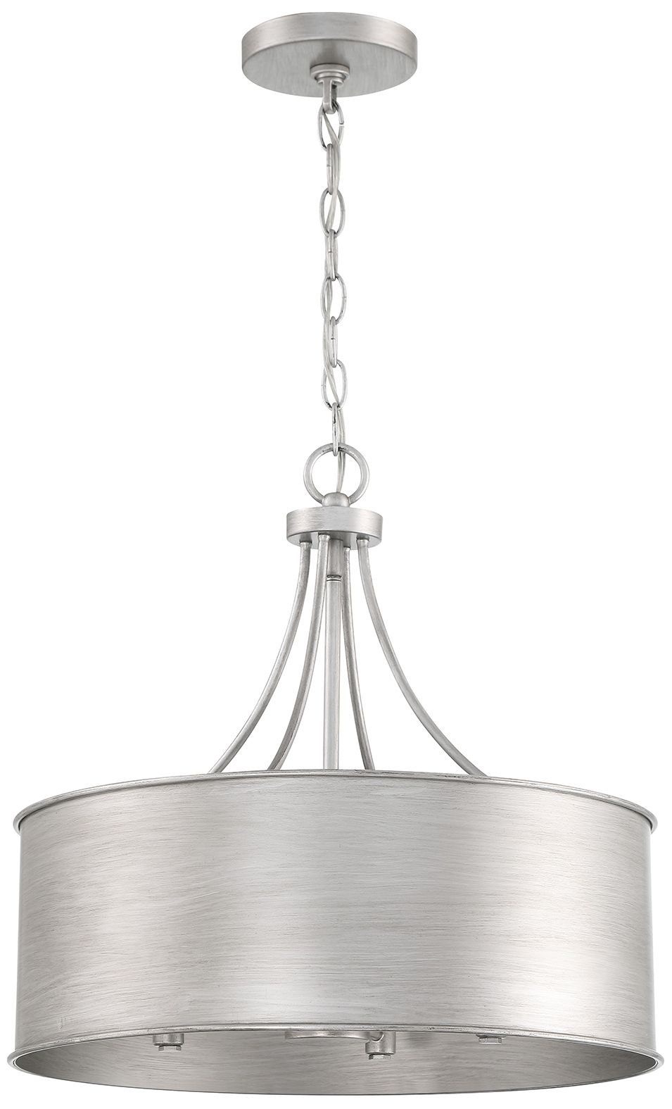 Image 2 4-Light Pendant in Antique Silver more views