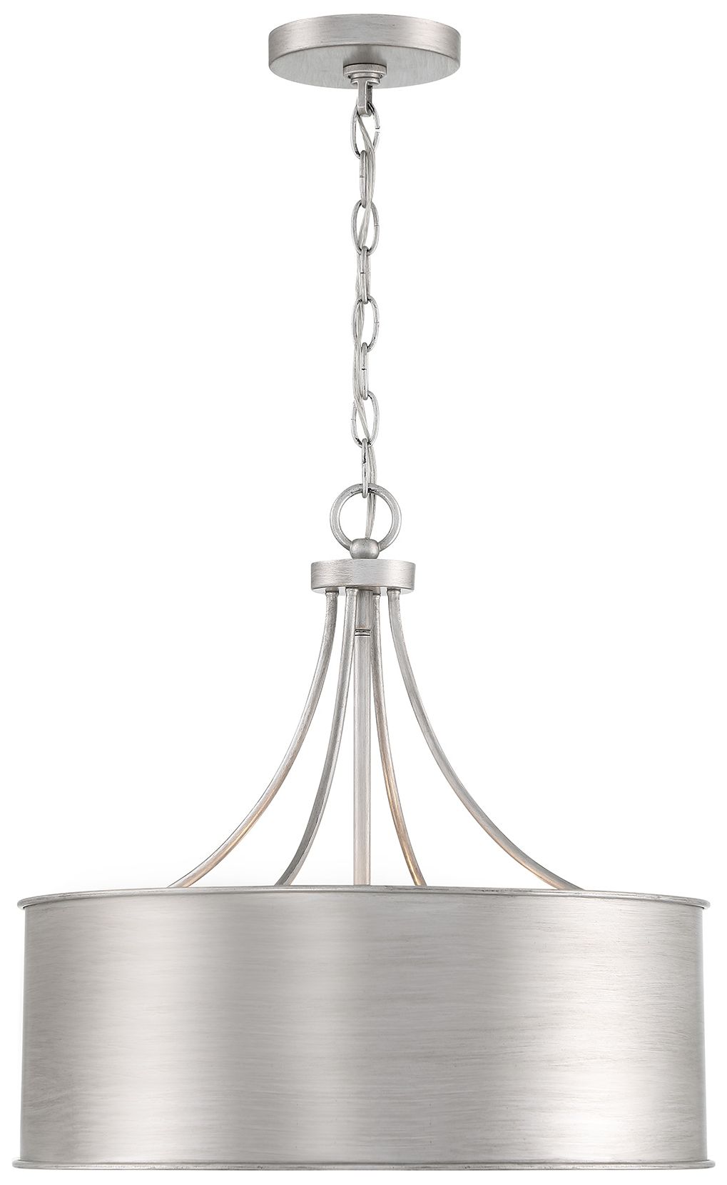 Image 3 4-Light Pendant in Antique Silver more views