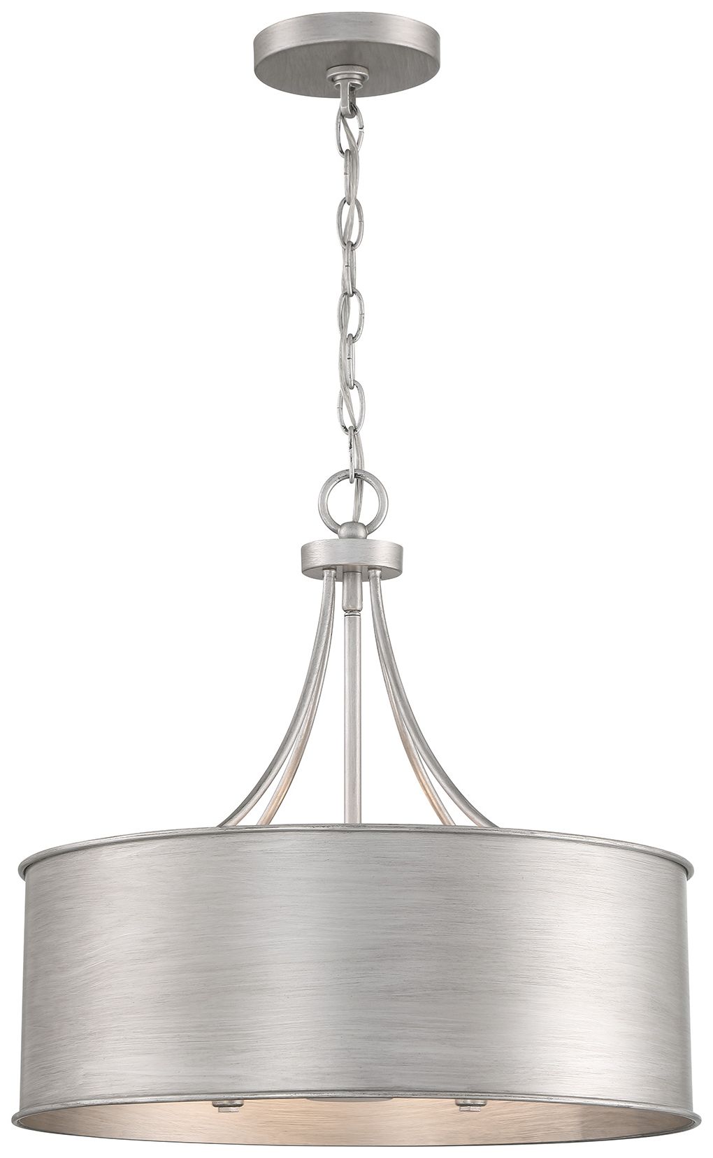 Image 5 4-Light Pendant in Antique Silver more views