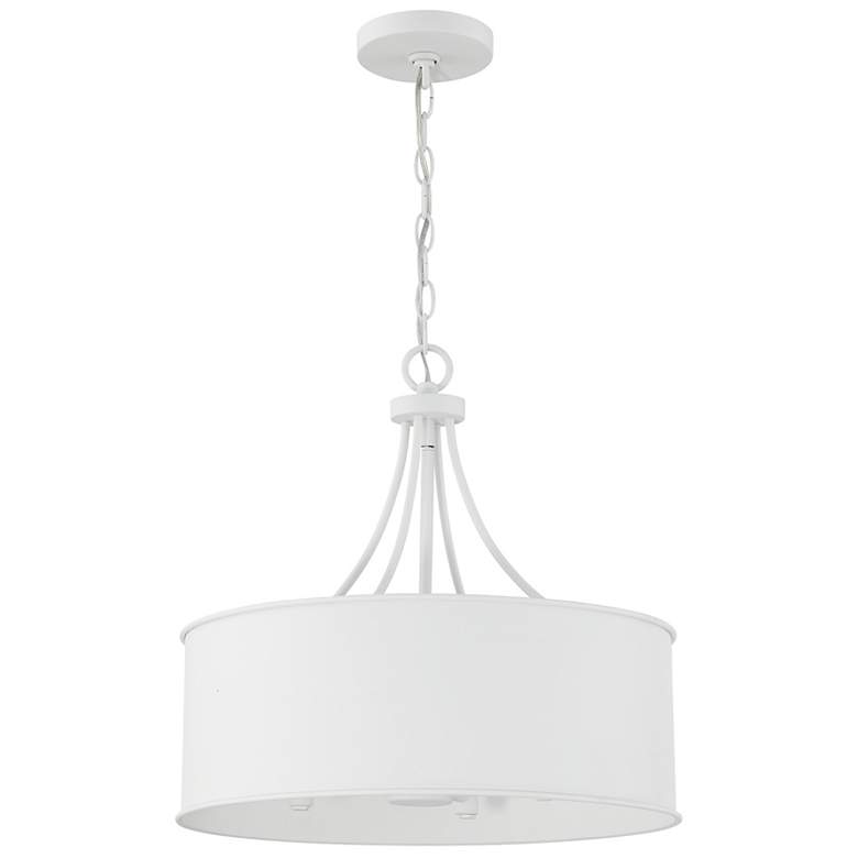Image 2 4-Light Pendant in Bisque White more views