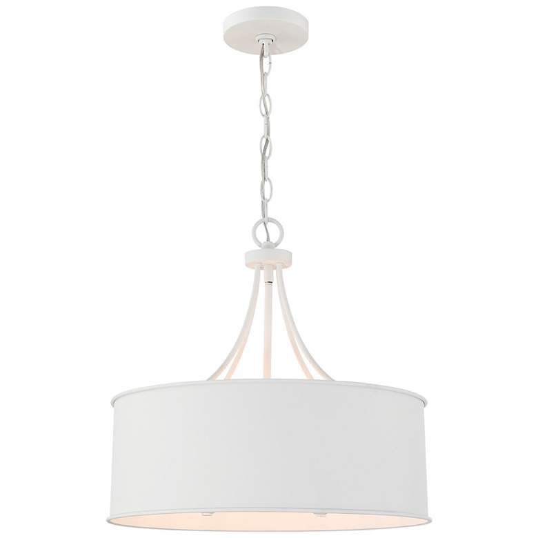 Image 5 4-Light Pendant in Bisque White more views