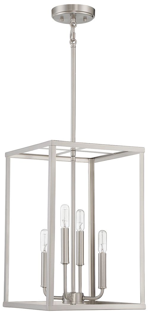 Image 2 4-Light Pendant in Brushed Nickel more views
