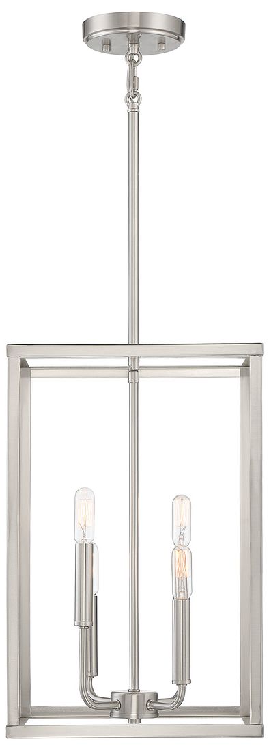 Image 5 4-Light Pendant in Brushed Nickel more views
