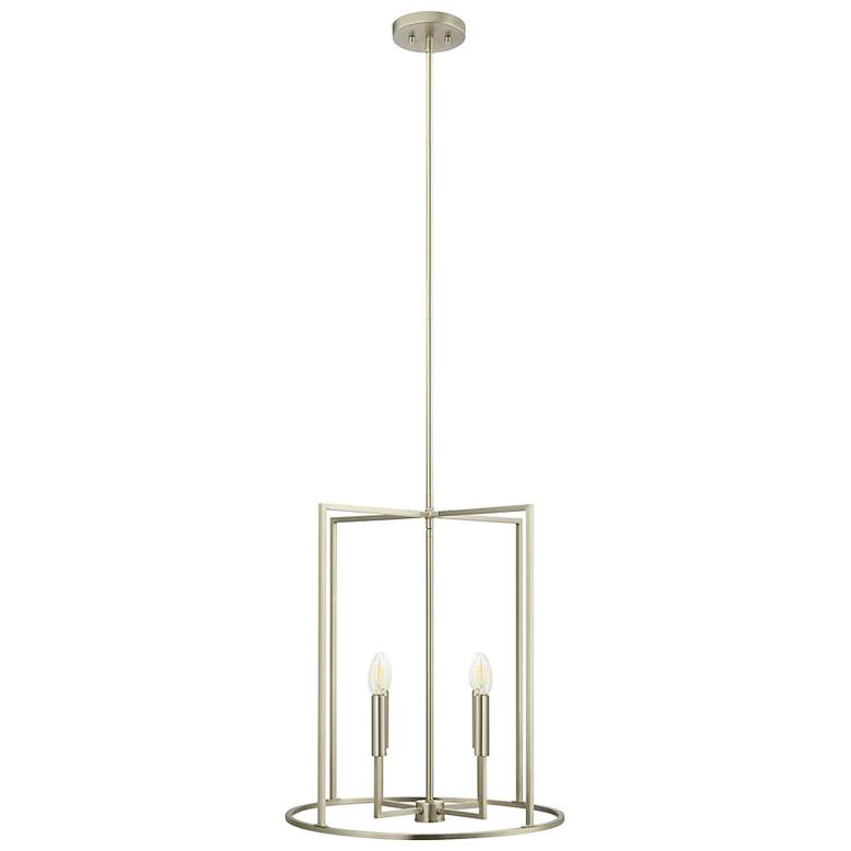Image 2 4-Light Pendant in Brushed Nickel more views