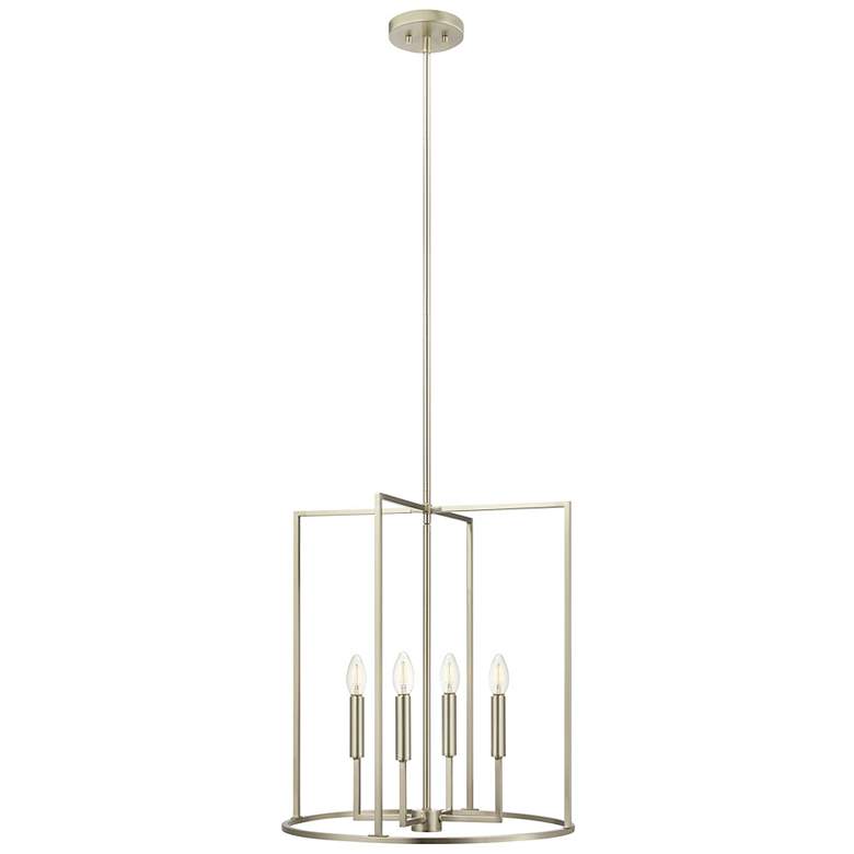 Image 3 4-Light Pendant in Brushed Nickel more views