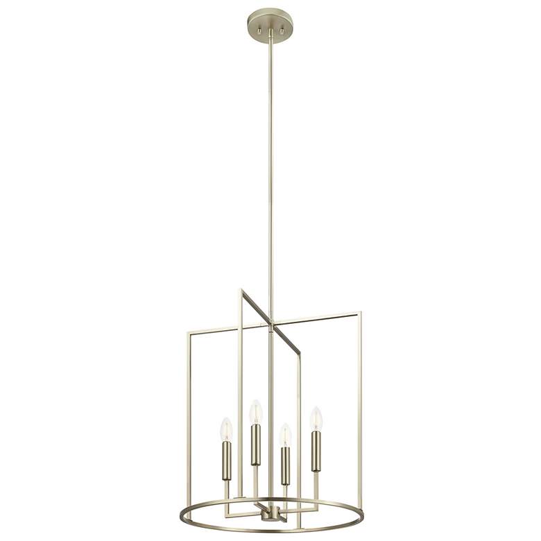 Image 5 4-Light Pendant in Brushed Nickel more views