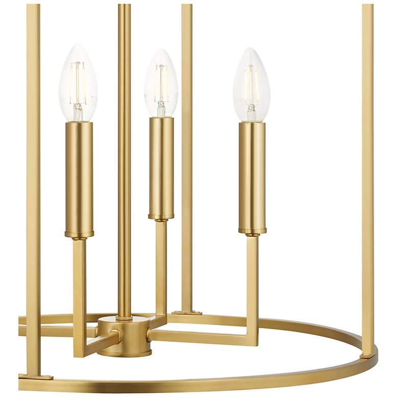 Image 6 4-Light Pendant in Natural Brass more views