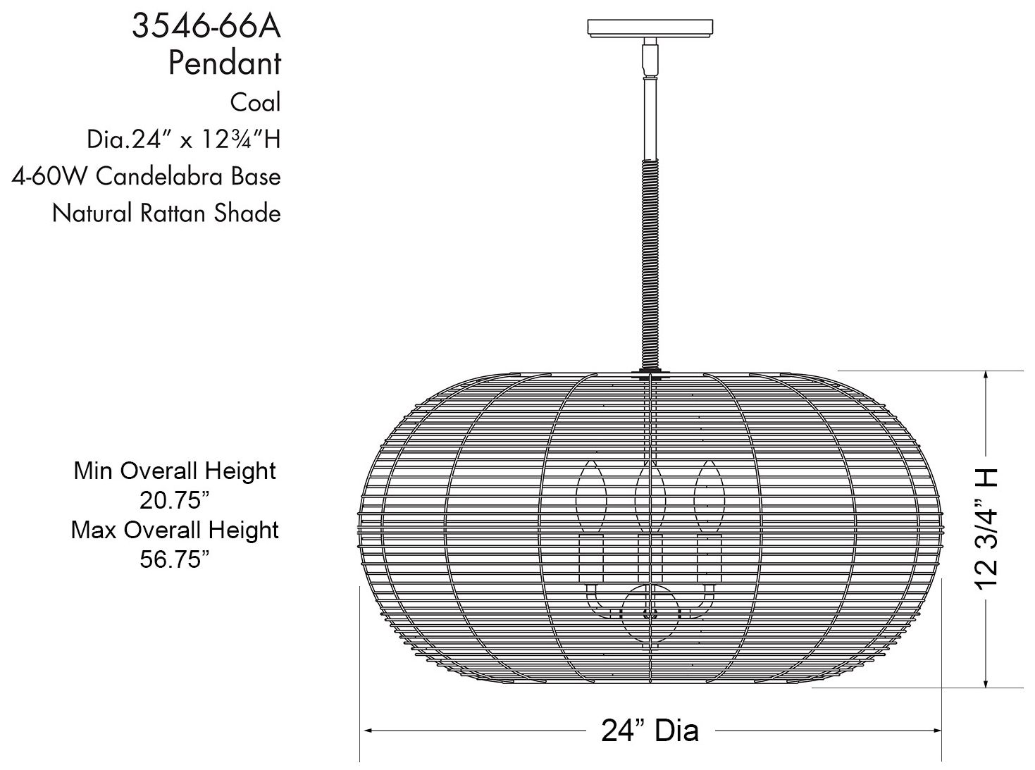 Image 5 4-Light Pendant more views