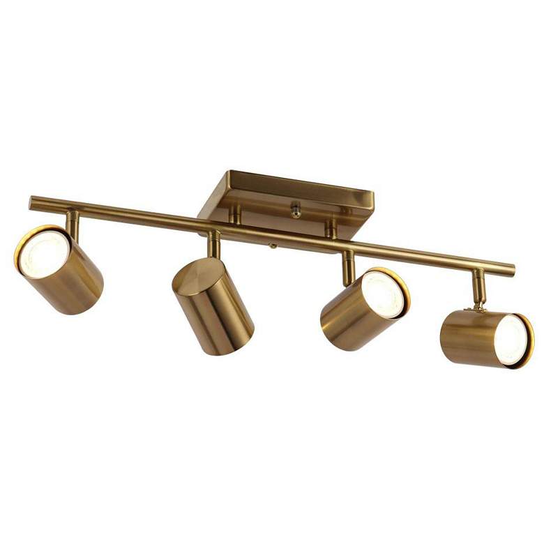 Image 1 4-Light Plating Brass Ceiling Lamp