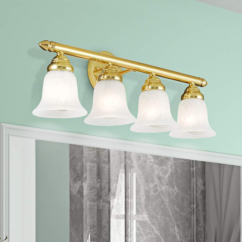 Image 2 4 Light Polished Brass Bath Light
