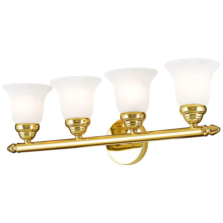 Image 6 4 Light Polished Brass Bath Light more views