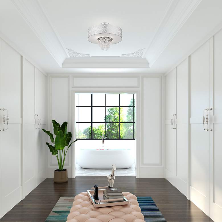 Image 7 4 Light Polished Chrome Ceiling Mount more views