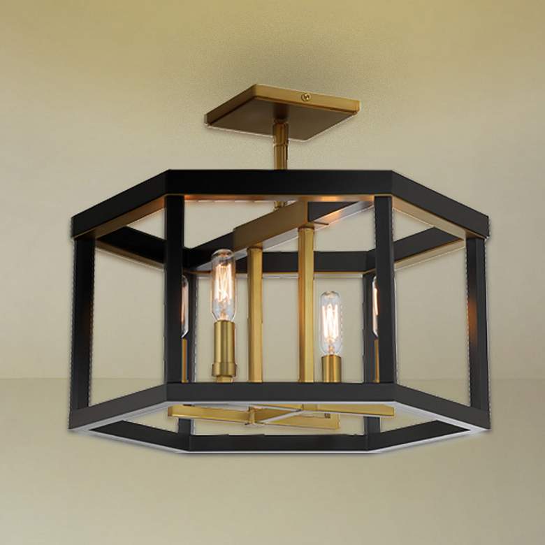 Image 1 4-Light Semi Flush