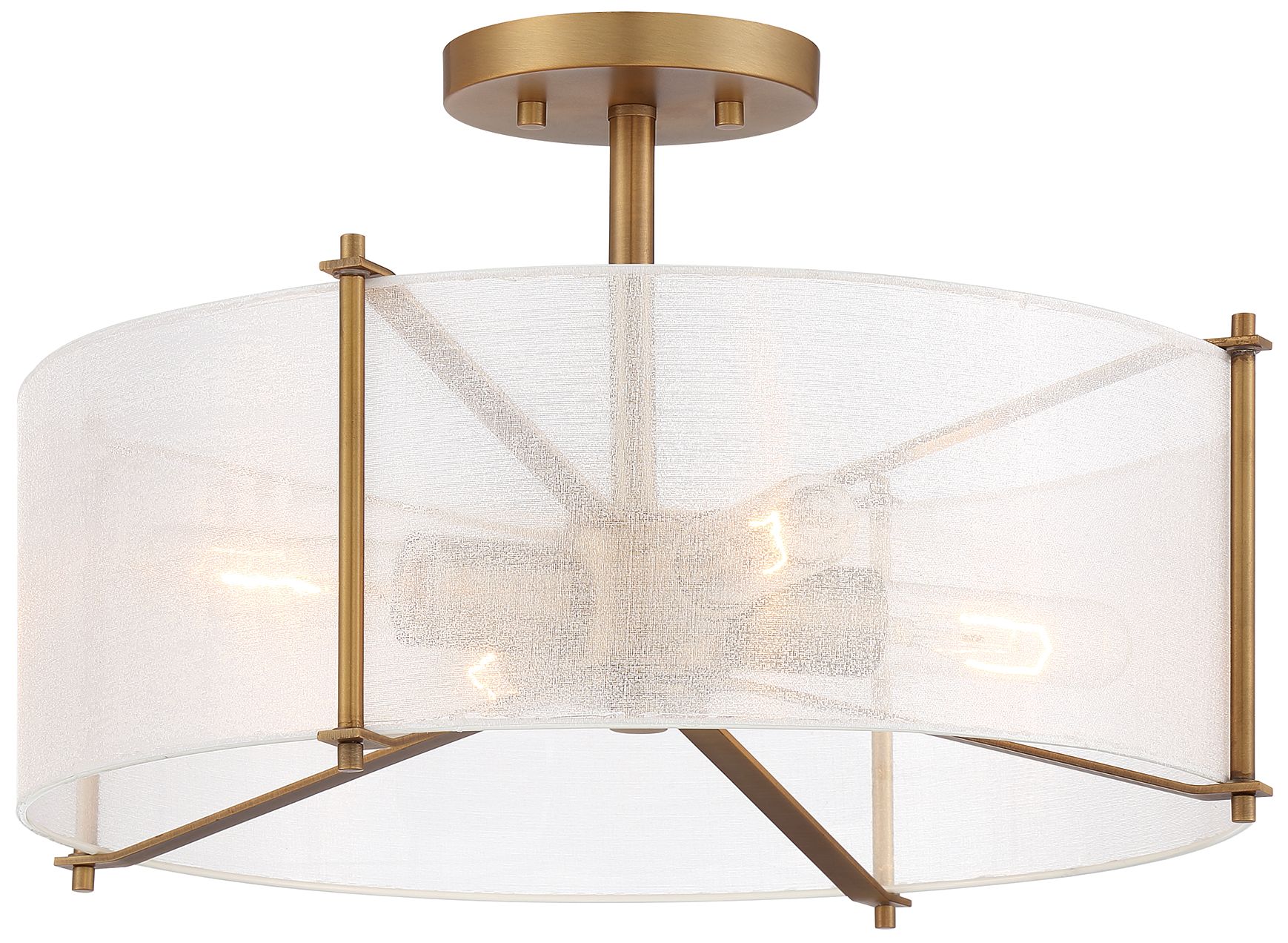 Image 3 4 Light Semi Flush more views