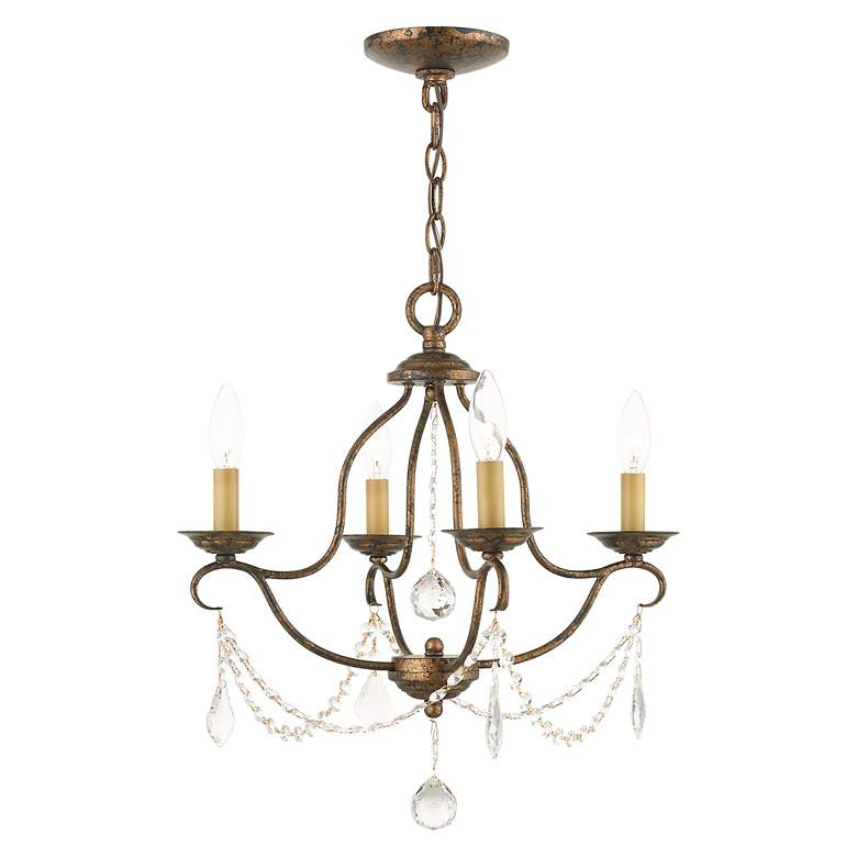 Image 3 4 Light Venetian Golden Bronze Chandelier more views