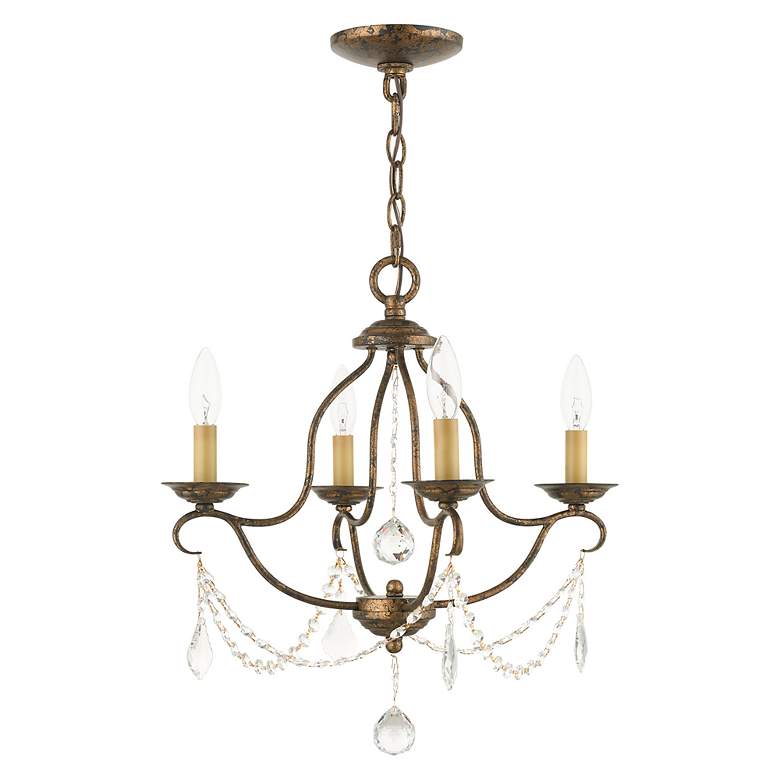 Image 4 4 Light Venetian Golden Bronze Chandelier more views