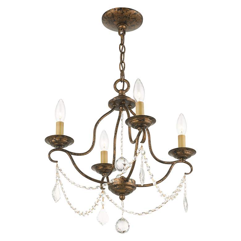 Image 7 4 Light Venetian Golden Bronze Chandelier more views