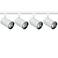 4-Light White Up-and-Down Cylinder Floating Canopy Track Kit