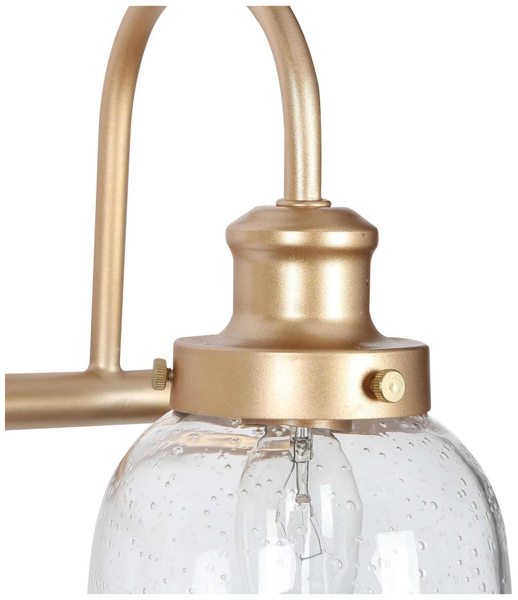 Image 3 4-Lights 28.3"W Bell Dark Gold  Wall Lamp more views