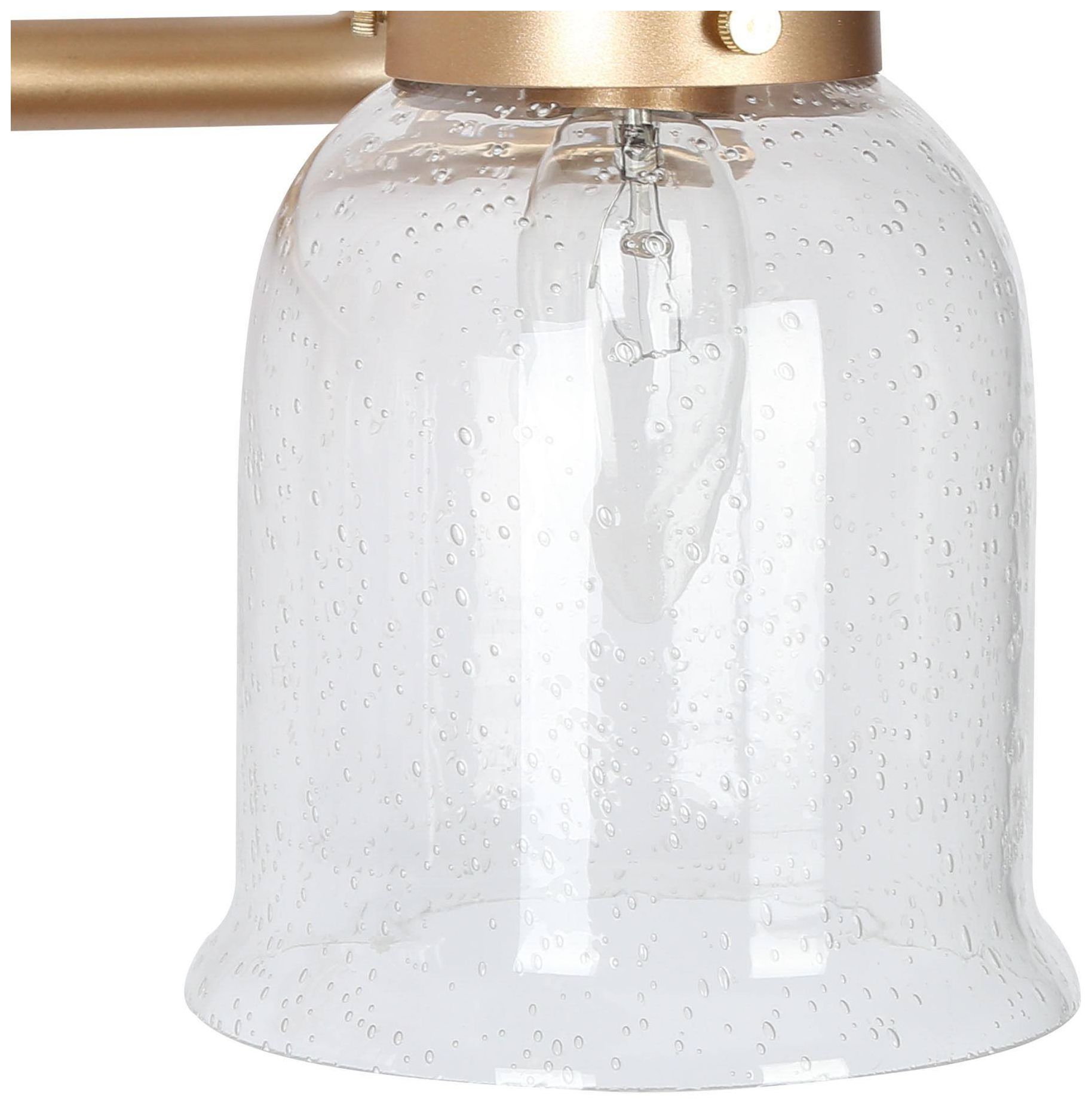 Image 4 4-Lights 28.3"W Bell Dark Gold  Wall Lamp more views