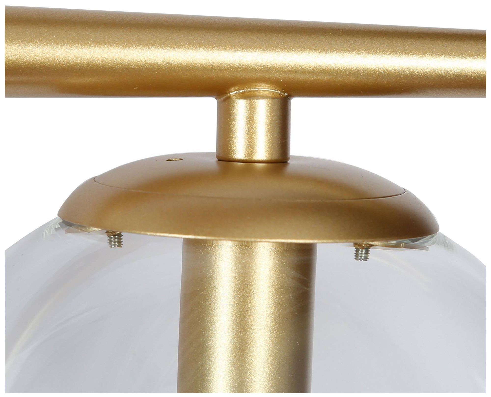 Image 3 4-Lights 29.9"W Globe Gold Wall Lamp more views