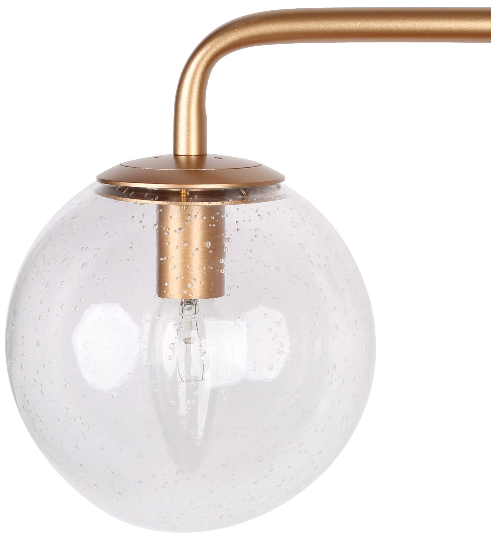 Image 4 4-Lights 30.7"W Globe Dark Gold  Wall Lamp more views