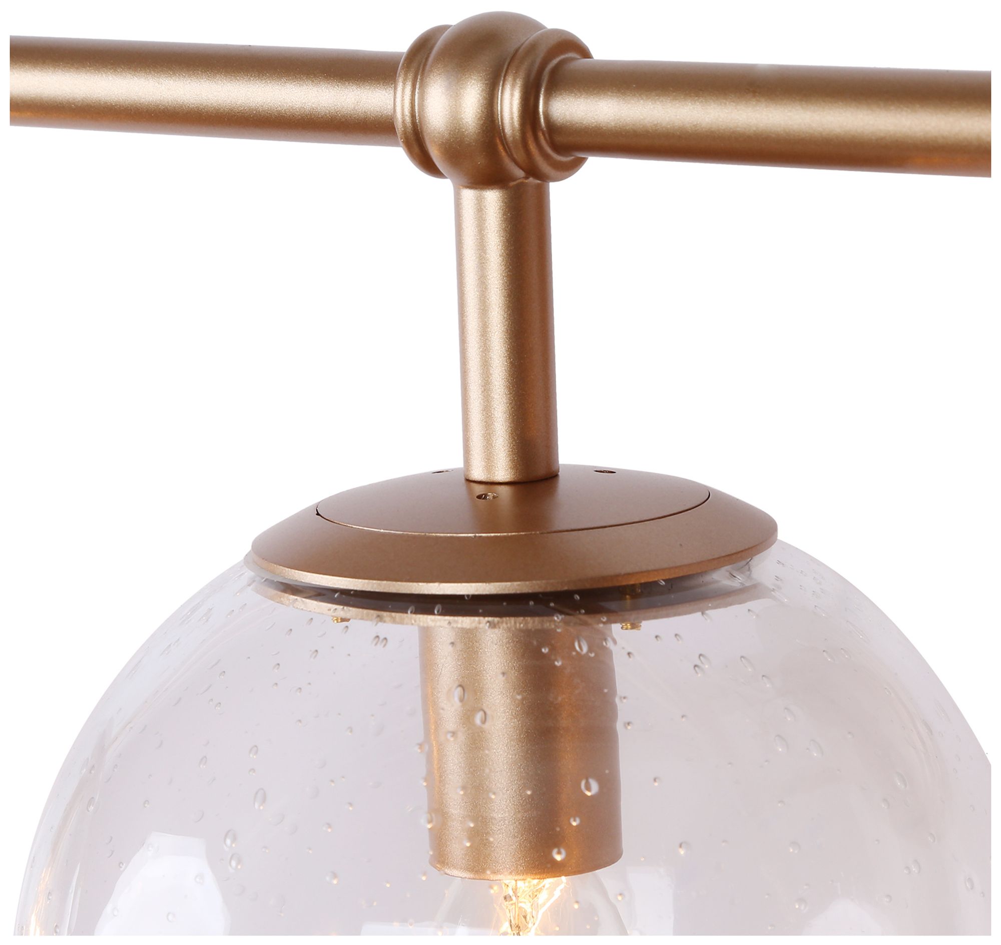 Image 5 4-Lights 30.7"W Globe Dark Gold  Wall Lamp more views