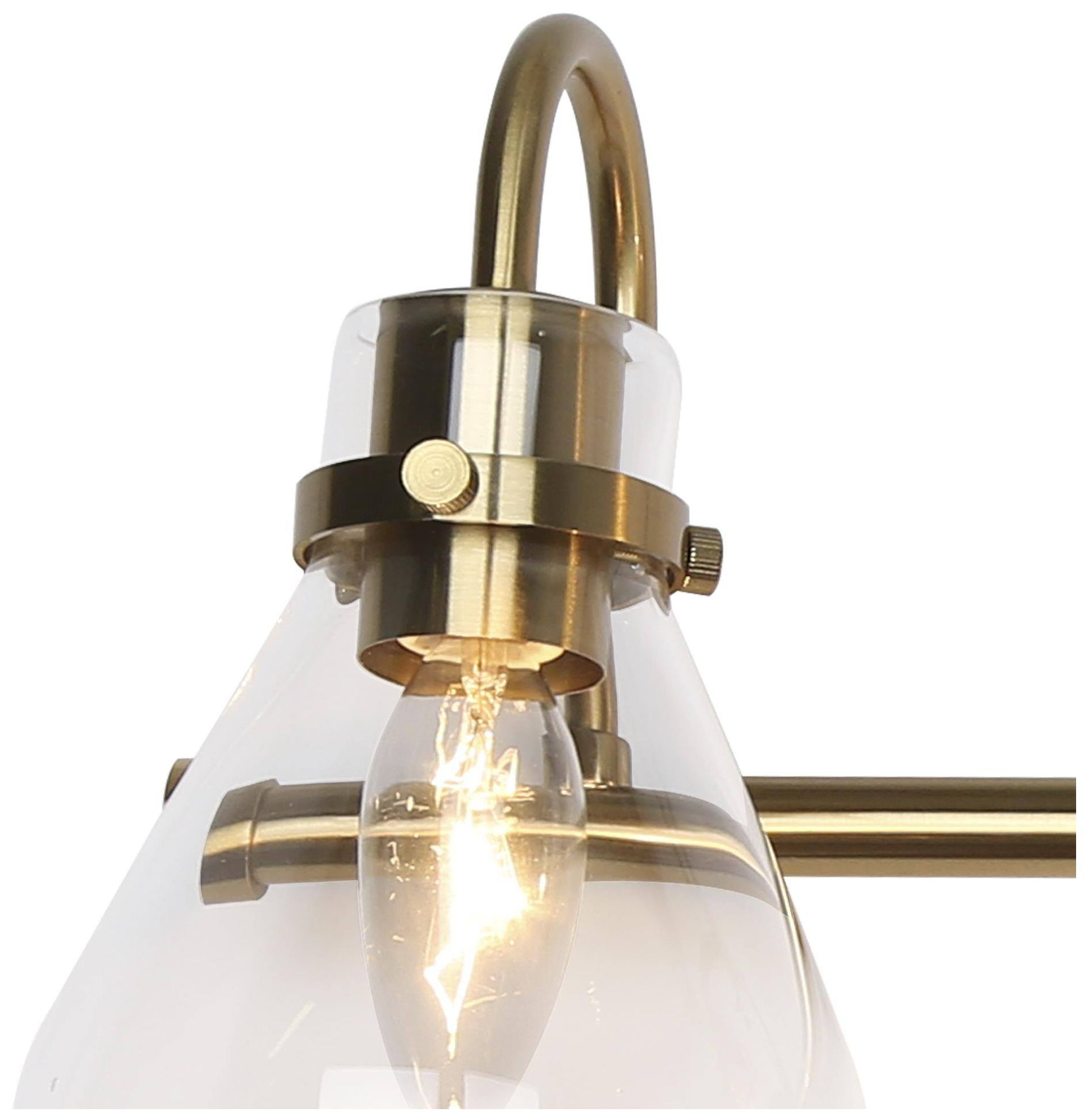 Image 2 4-Lights 31.5"W Teardrop Electroplated Natural Copper Wall Lamp more views