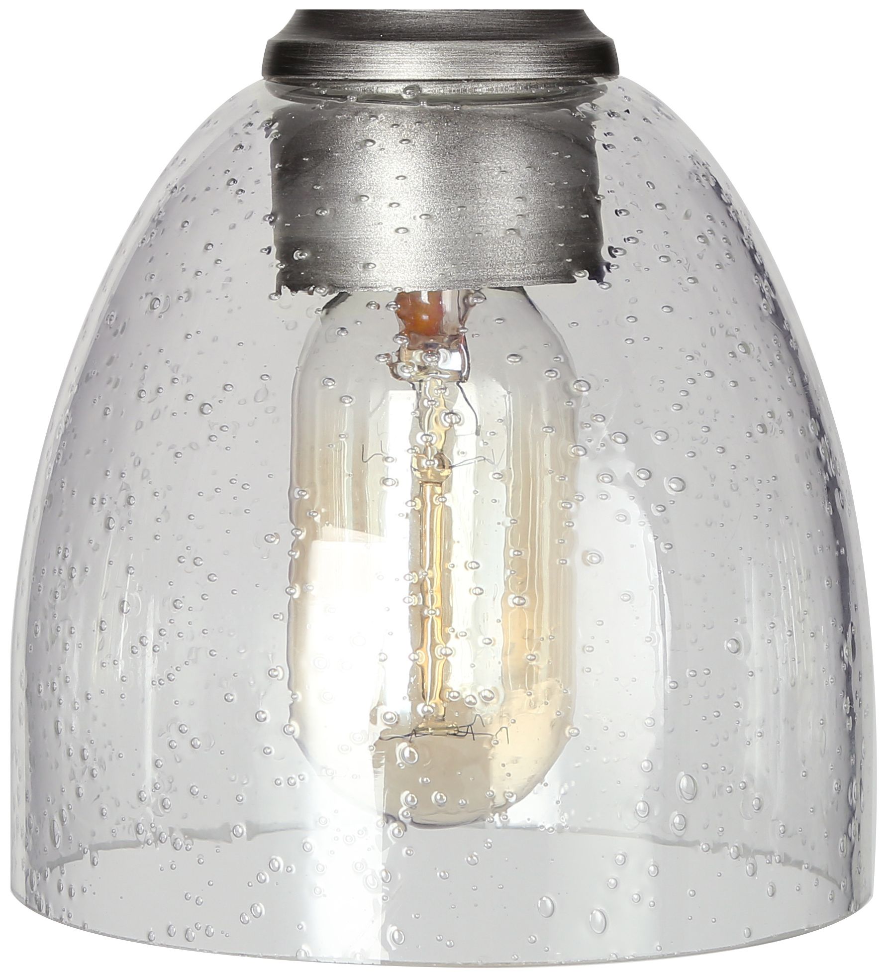 Image 3 4-Lights 32"W Industrial Linear Island Pendant Light Antique Silver more views