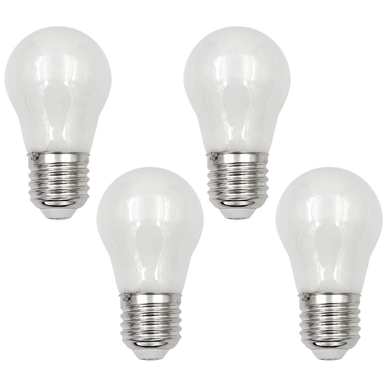 4-Pack 60W Equivalent Frosted 5W LED Standard A15 Bulbs