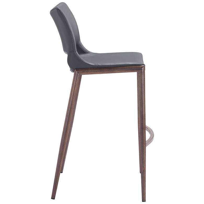 Image 4 40.6x20.9x40.6 Ace Bar Chair GrayWalnut more views