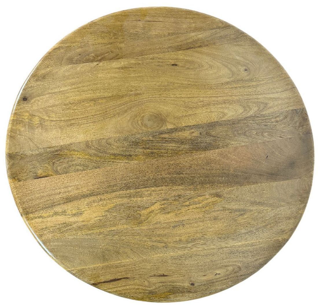 Image 4 40" Drum-Style Coffee Table, Blonde Acacia more views