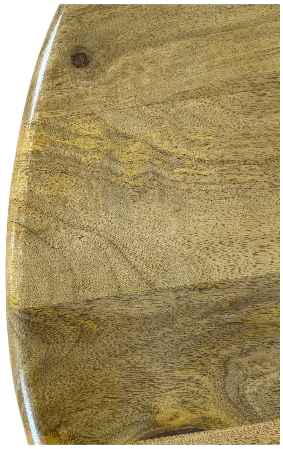 Image 5 40" Drum-Style Coffee Table, Blonde Acacia more views