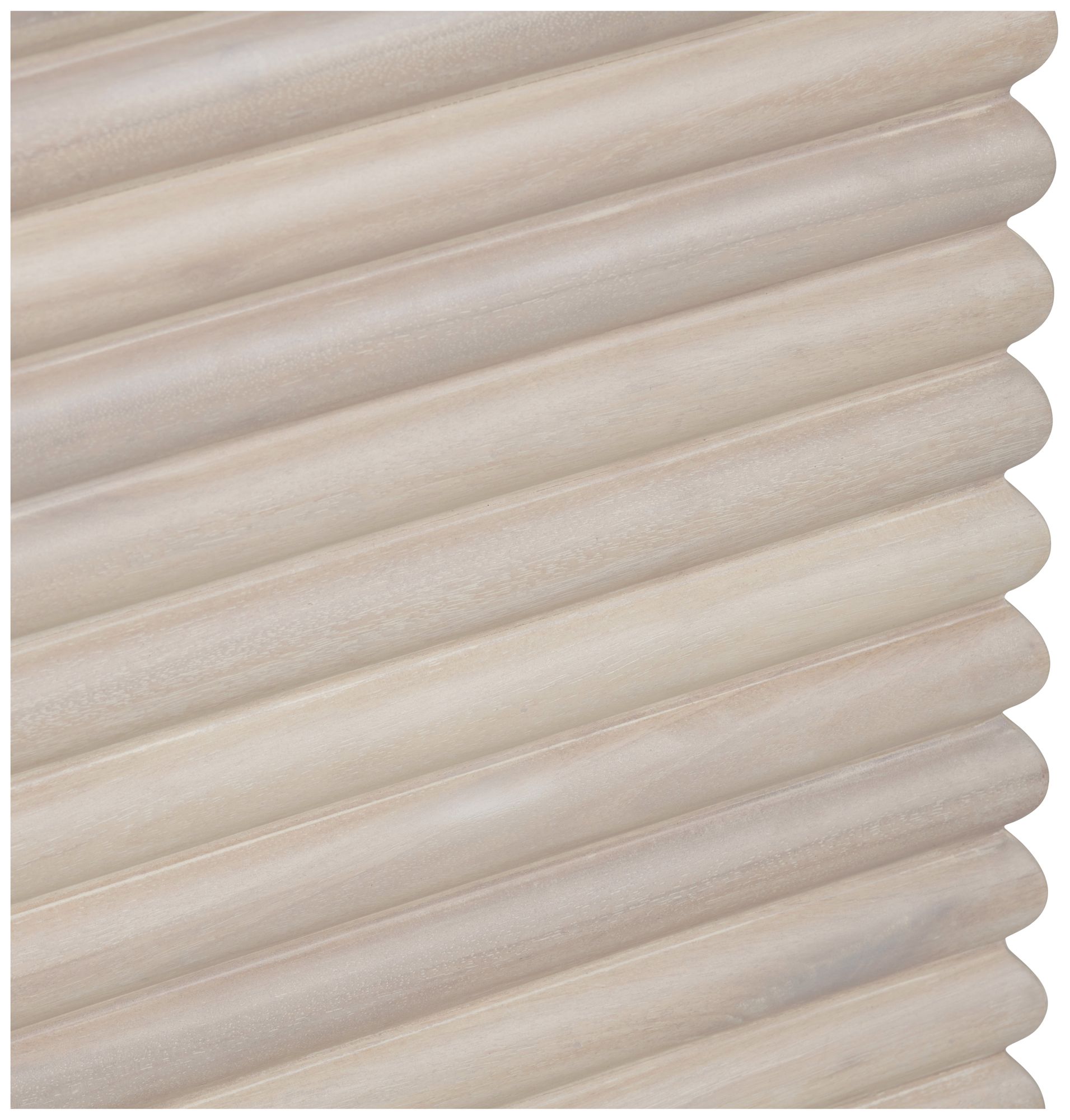 Image 4 40 in. Cream Solid Wood 2 Door Media Credenza_Accent Cabinet more views