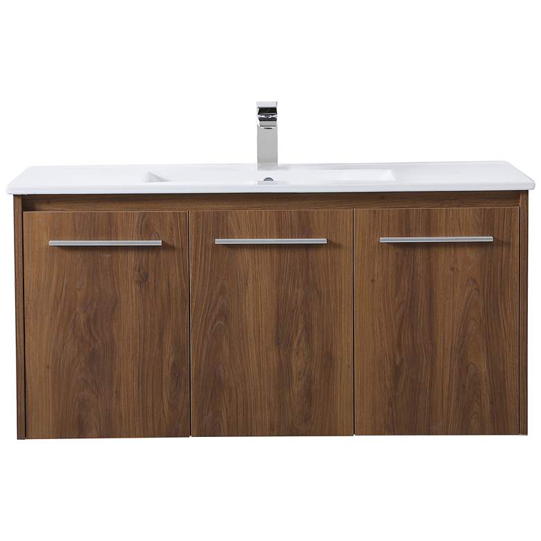 Image 1 40 Inch Single Bathroom Floating Vanity