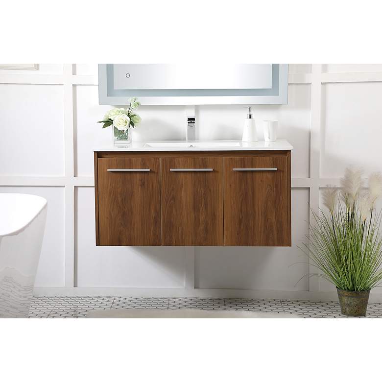Image 3 40 Inch Single Bathroom Floating Vanity more views