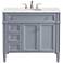 40 Inch Single Bathroom Vanity Set In Grey