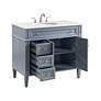 4_40 Inch Single Bathroom Vanity Set In Grey more views