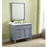 6_40 Inch Single Bathroom Vanity Set In Grey more views