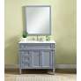 7_40 Inch Single Bathroom Vanity Set In Grey more views