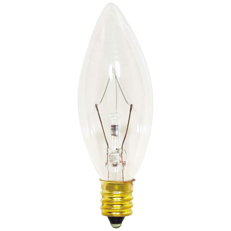 Image 1 40 Watt Clear Candelabra Light Bulb